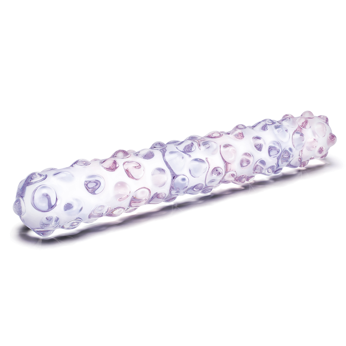 Glas Фаллоимитатор с массажными точками 9" PURPLE ROSE