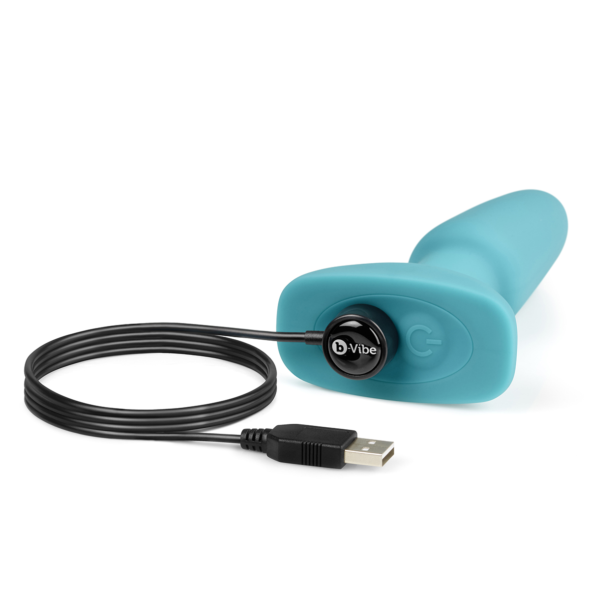 b-Vibe Анальная премиум-пробка с римминг эффектом B-Vibe Rimming Plug голубая