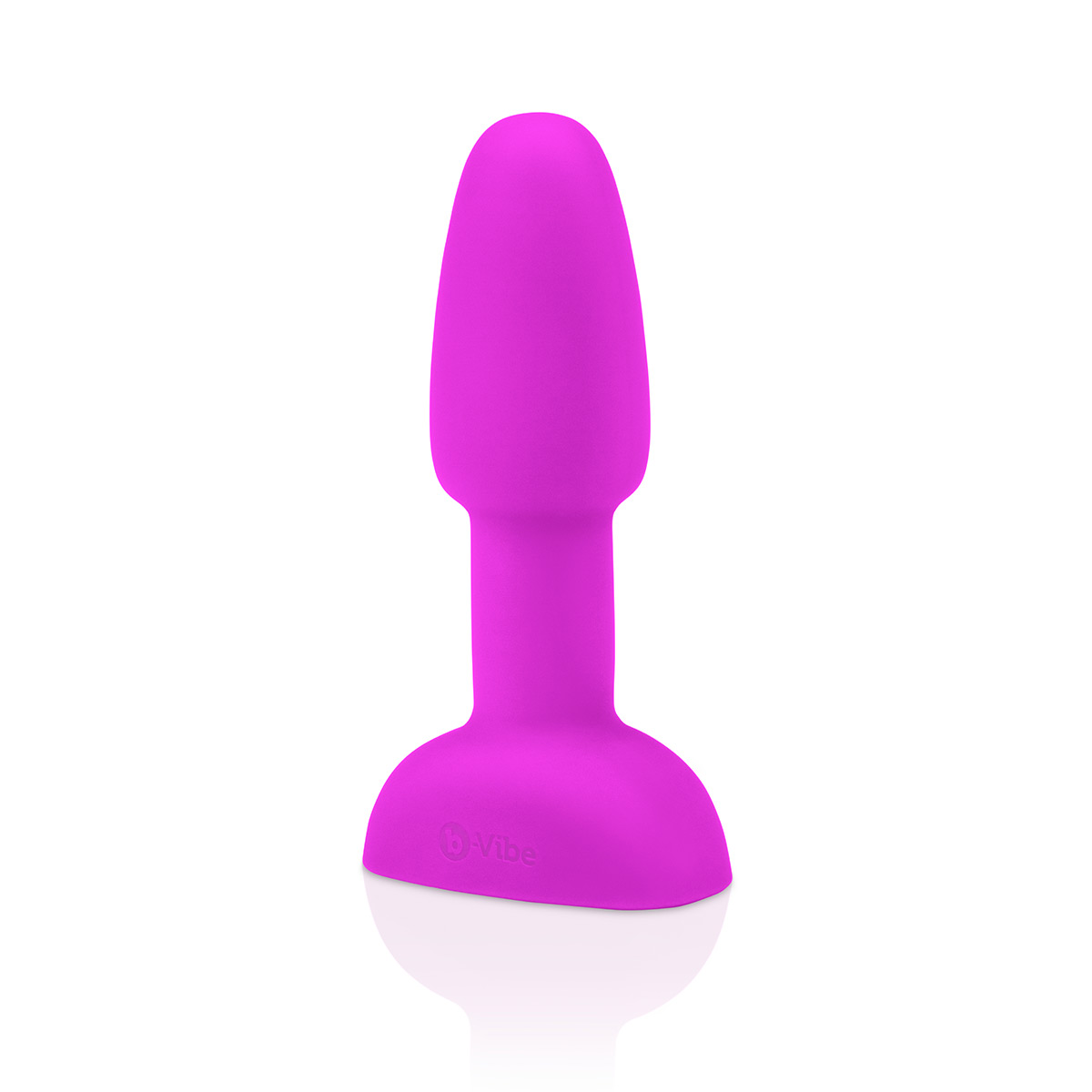 b-Vibe Анальная премиум-пробка с римминг эффектом Rimming Petite фуксия