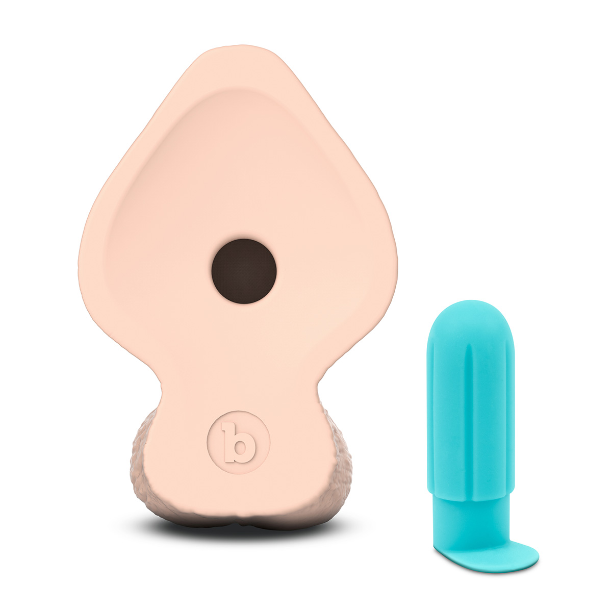 b-Vibe Анальный реалистичный фаллоимитатор SLIPSKIN REALISTIC GIRTHY 8 in