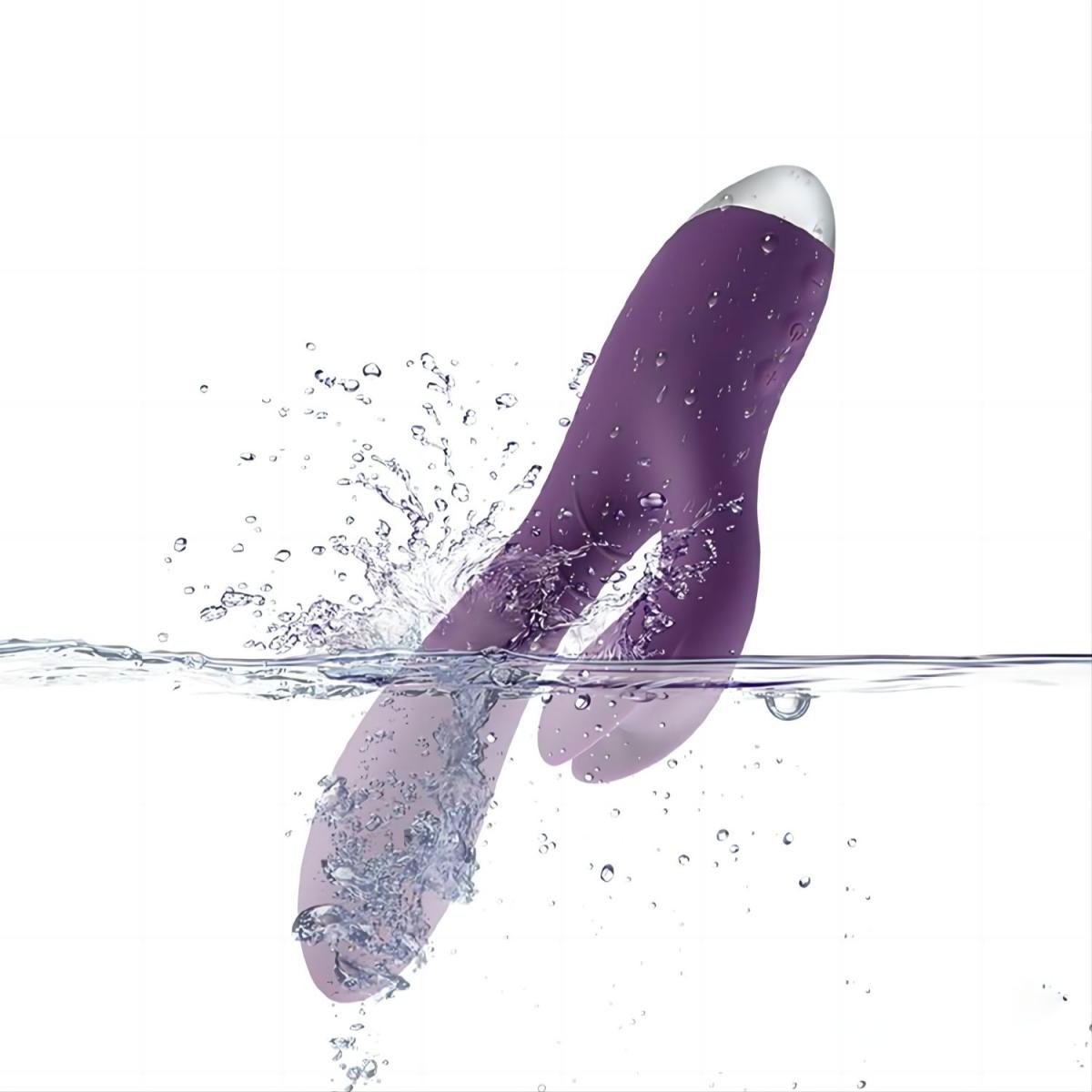 Tracy's Dog Вибромассажер для клитора и G-точки фиолетовый Jade Rabbit Vibrator