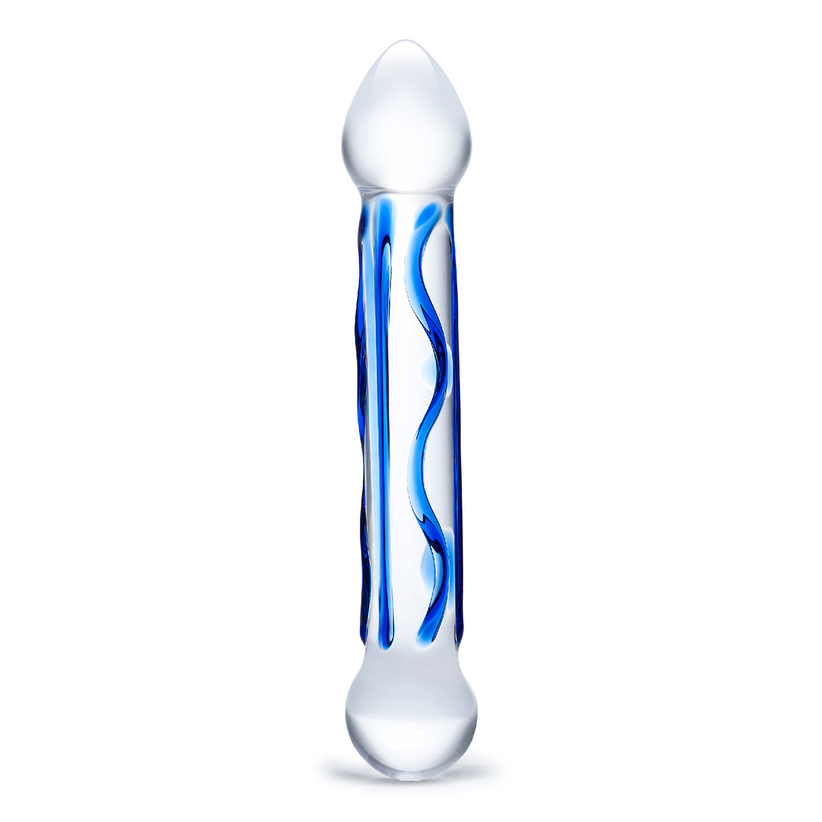 Glas Текстурированный фалос из стекла FULL TIP
