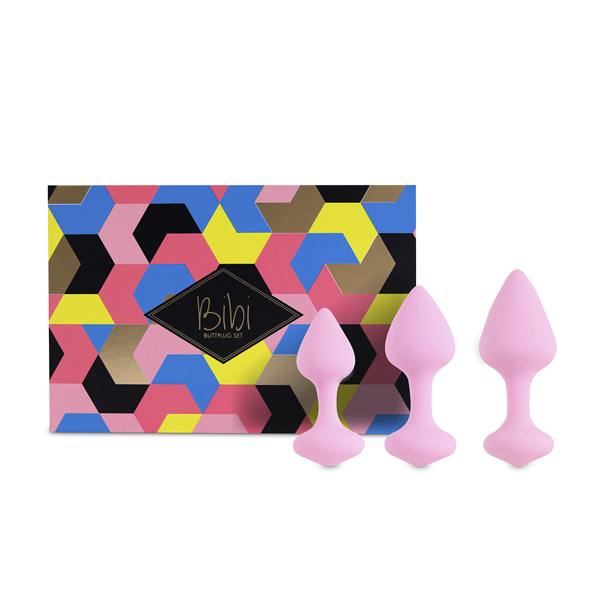 FeelzToys Набор анальных плагов Bibi Butt Plug Set розовый