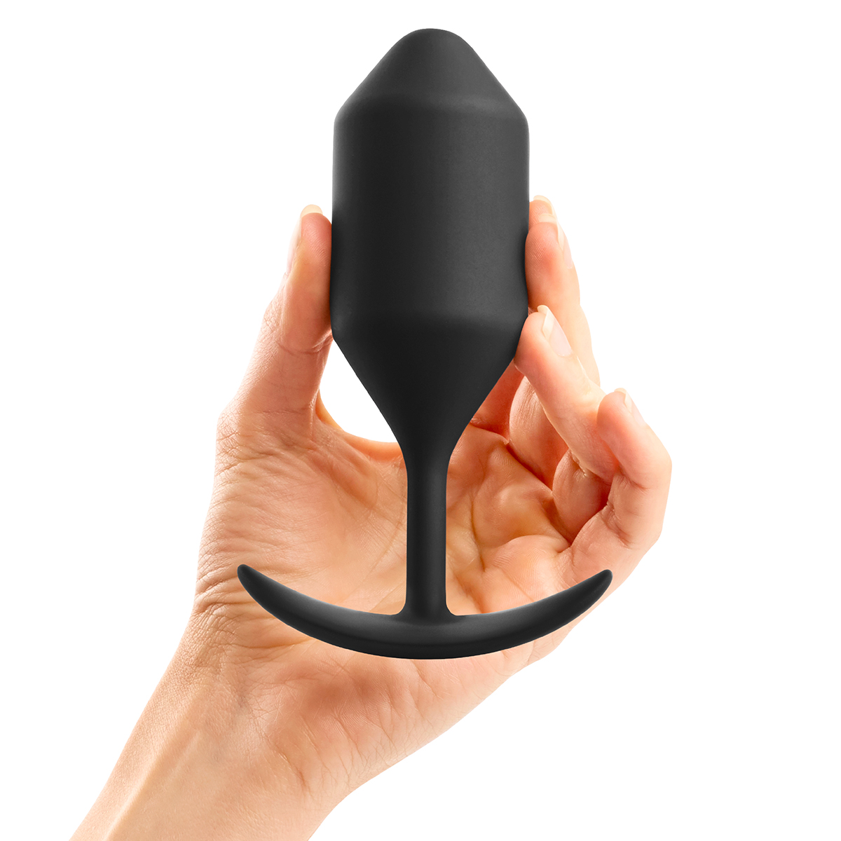 b-Vibe Профессиональная пробка для ношения B-vibe Snug Plug 4 черная