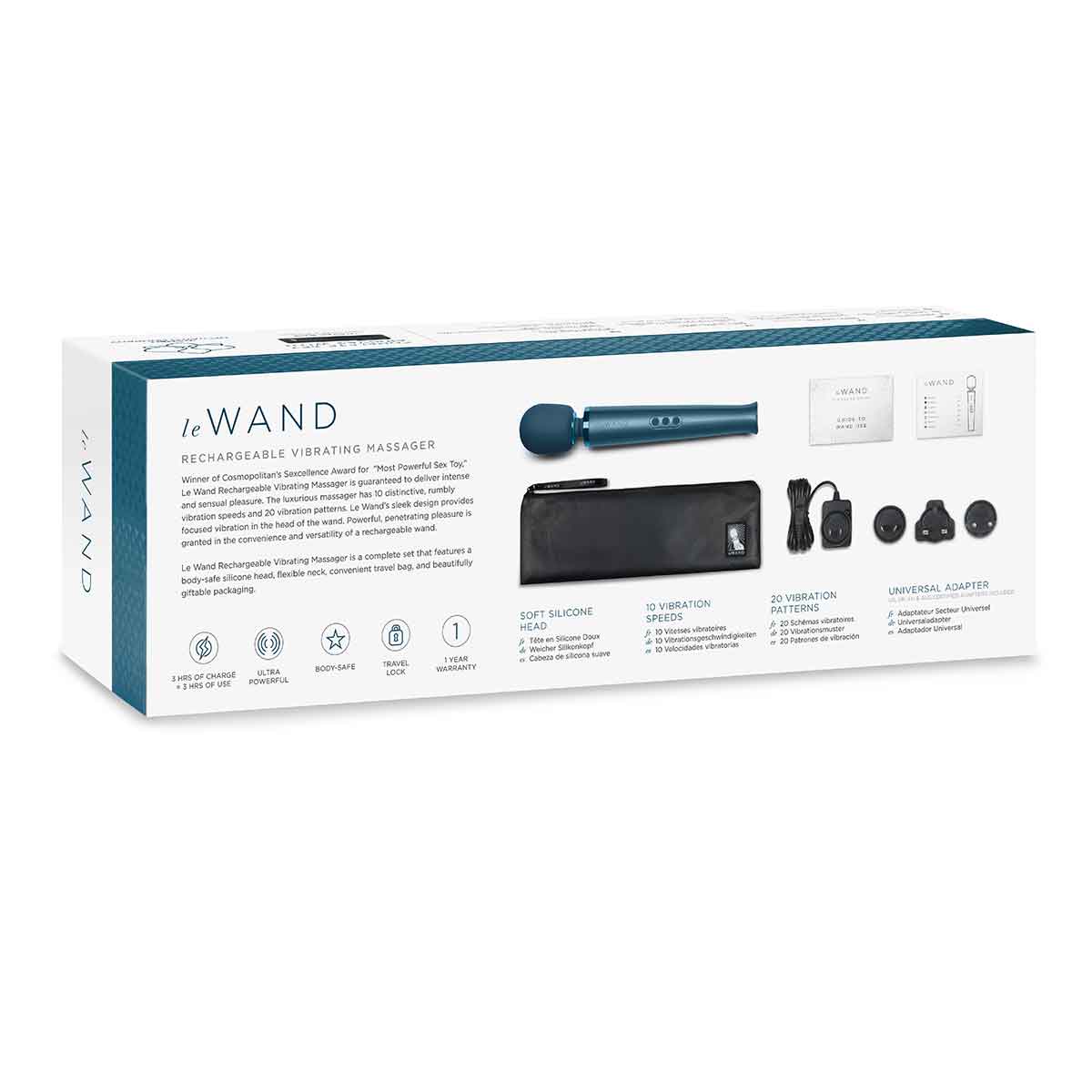 le WAND Роскошный лазурный вибромассажер le WAND Original Massager