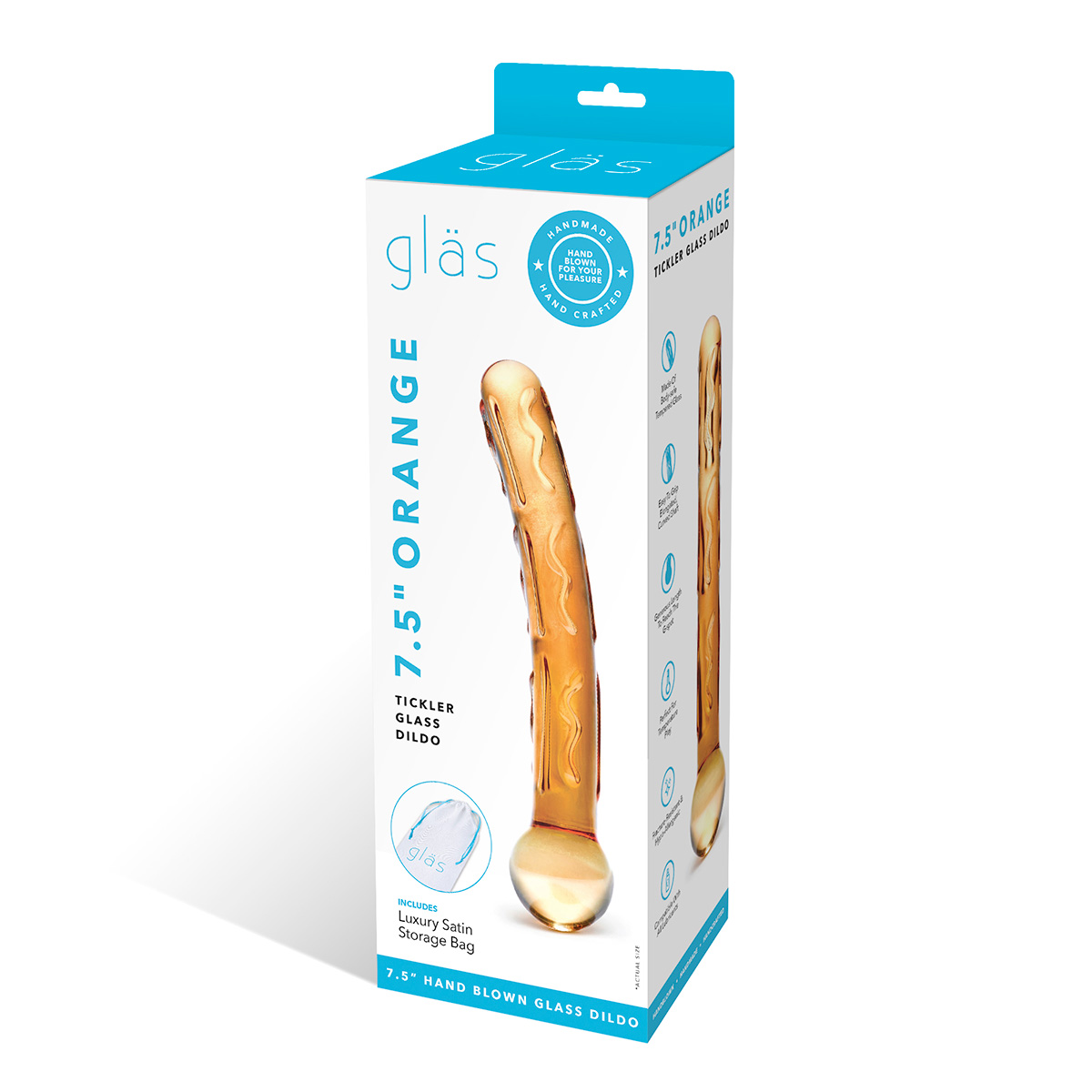 Glas Трость из стекла для стимуляции ORANGE TICKLER