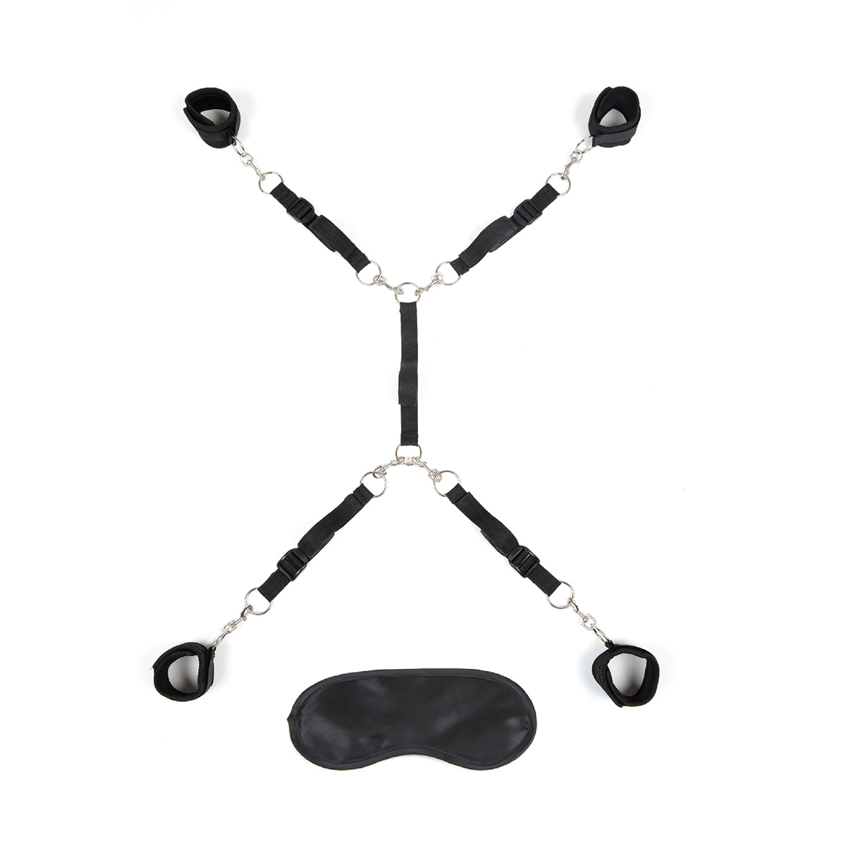 Lux Fetish Фиксатор позиций для рук и ног черный Classic Bedspreader