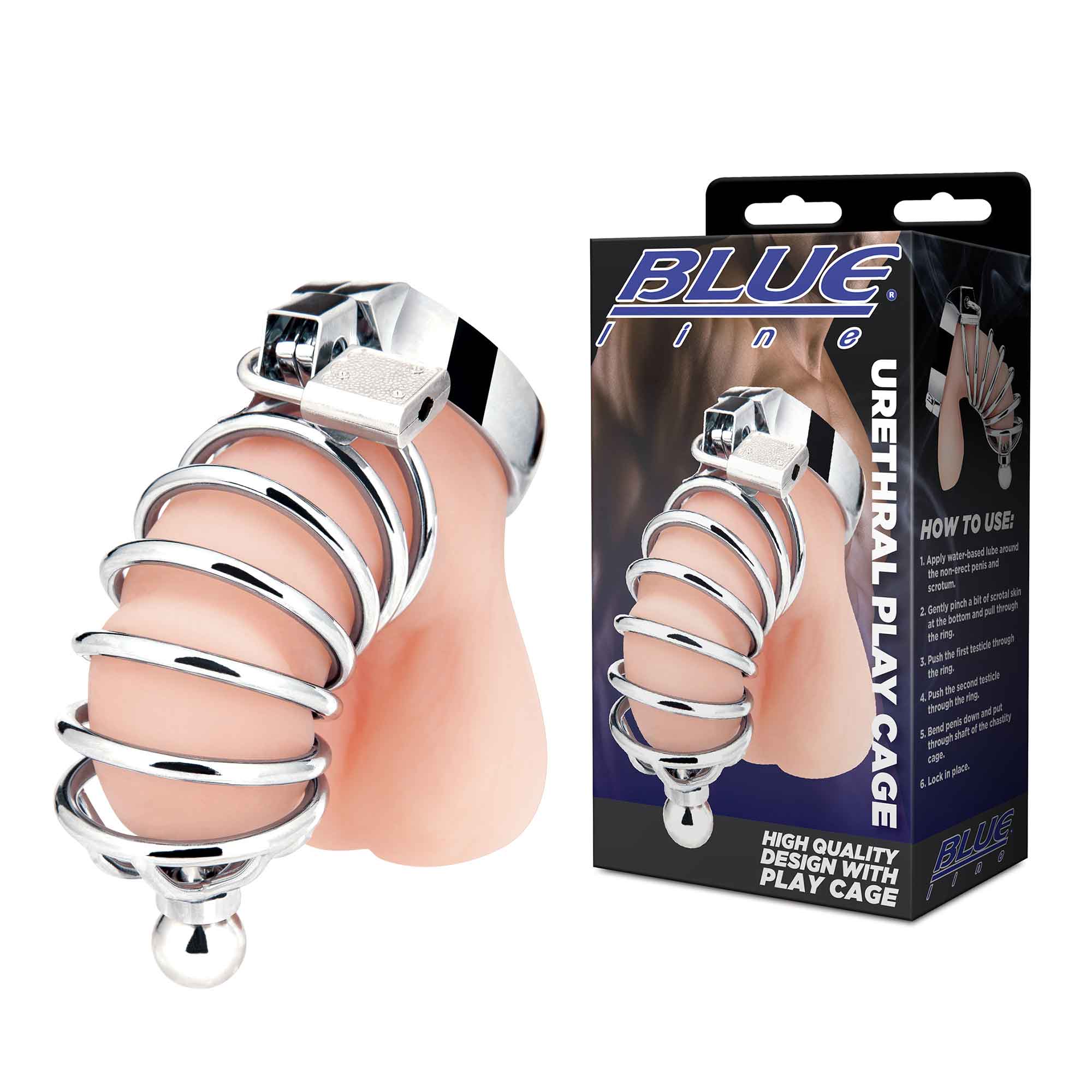 BlueLine Металлическая клетка Urethral Play Cage