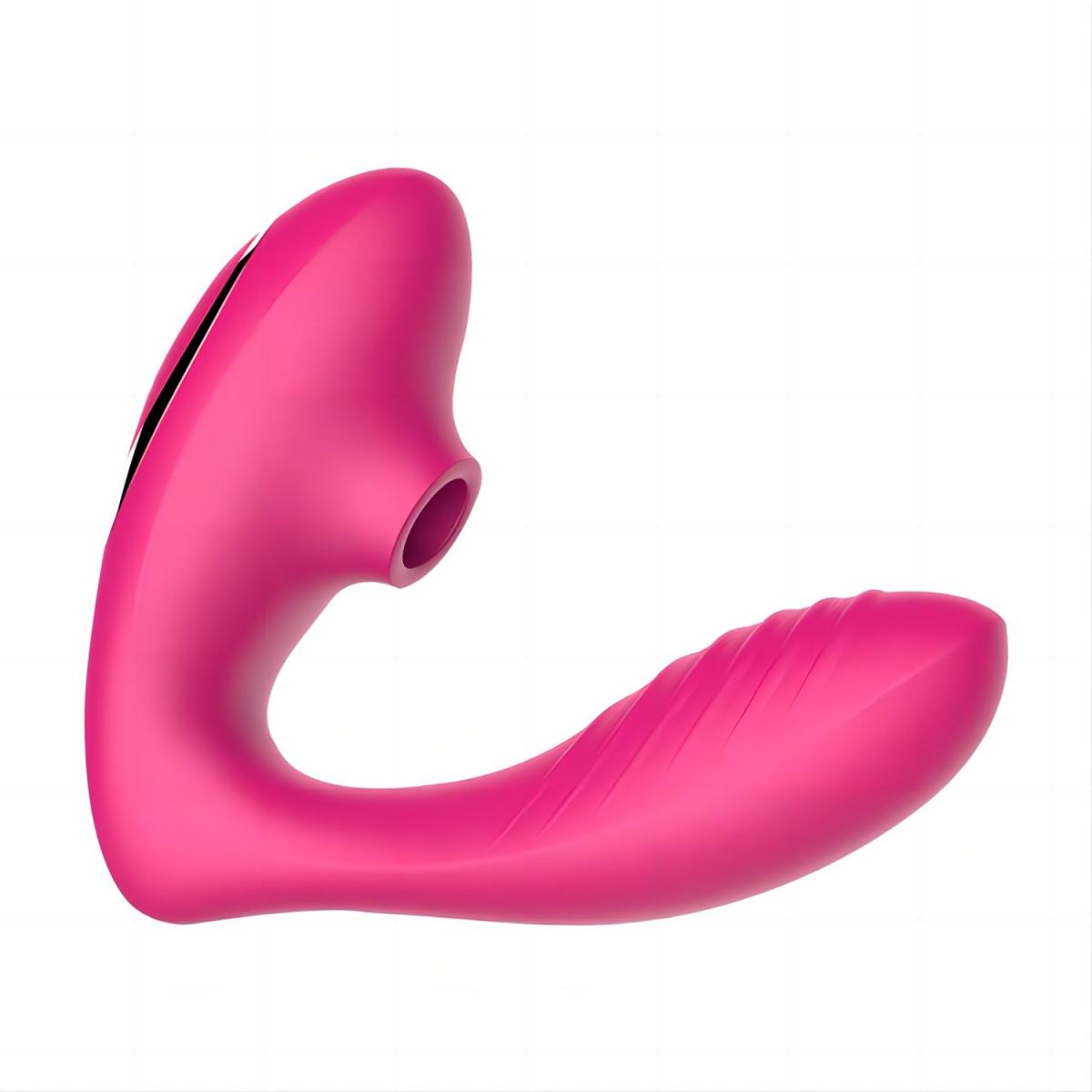 Tracy's Dog Вибромассажер для клитора и точки G Clitoral Sucking Vibrator OG розовый
