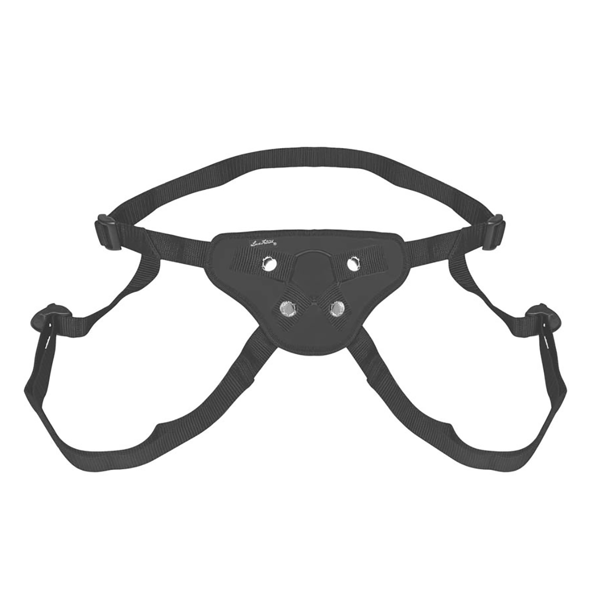 Lux Fetish Черные трусы-джоки для страпона Beginners Strap-on Harness