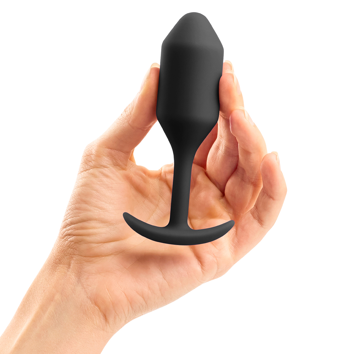 b-Vibe Профессиональная пробка для ношения B-vibe Snug Plug 2 черная