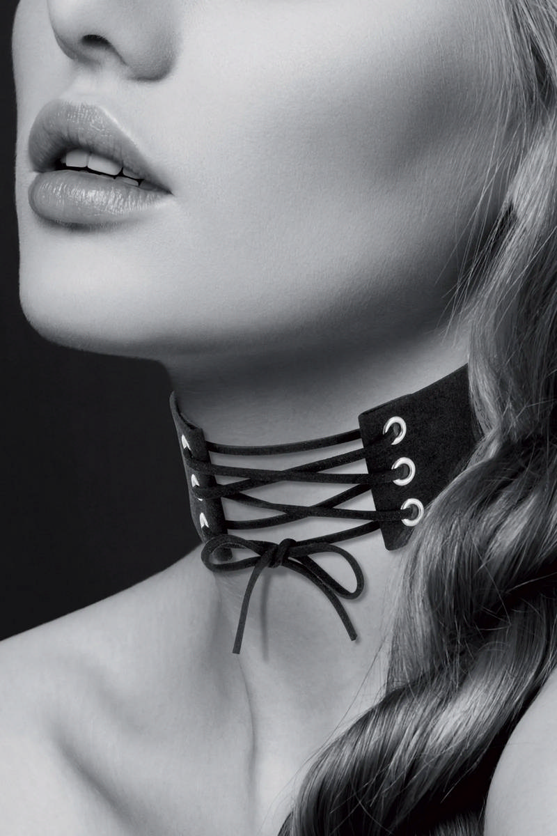 Чокер с шнуровкой CHOKER LACET NOIR
