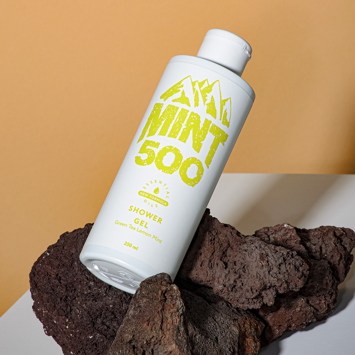 MINT500 Увлажняющий гель для душа Mint500 Shower Gel Green Tea Lemon Mint 250 мл