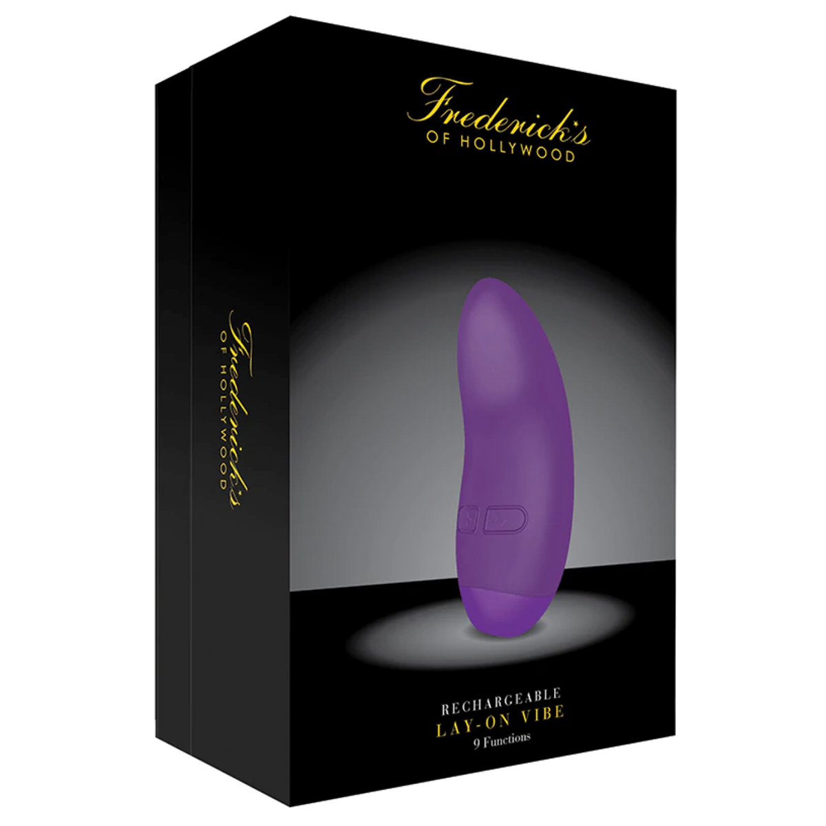 Fredericks Of Hollywood Эргономичный фиолетовый массажер LAY-ON VIBE