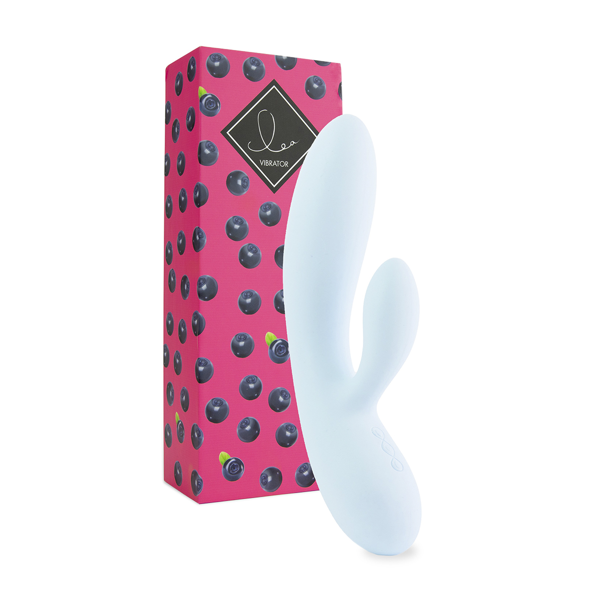 FeelzToys Вибромассажер с двумя независимыми моторами Lea Rabbit Vibrator Blueberry