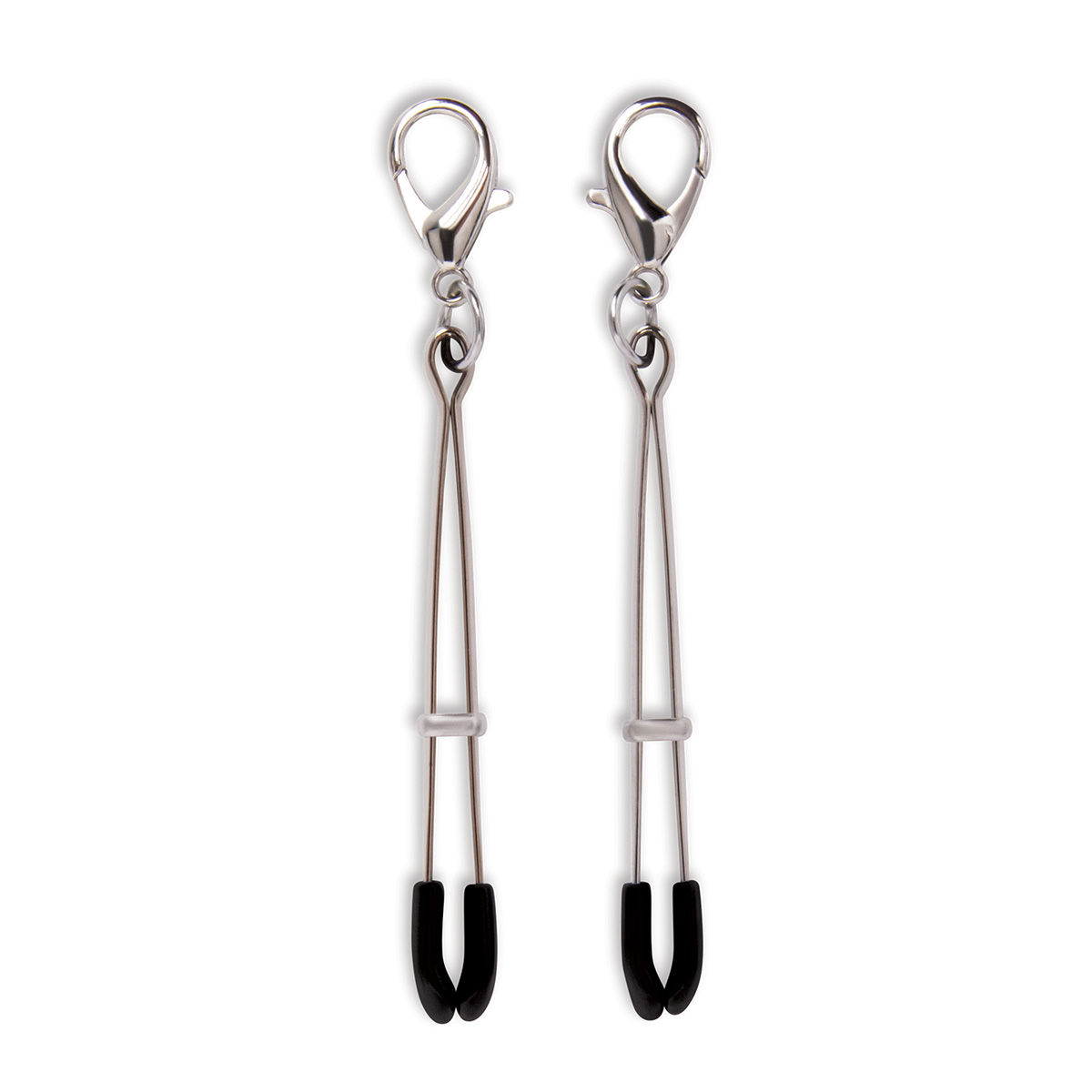 Lux Fetish Большой набор из 12 предметов Interchangeable Collar & Nipple Clips Set