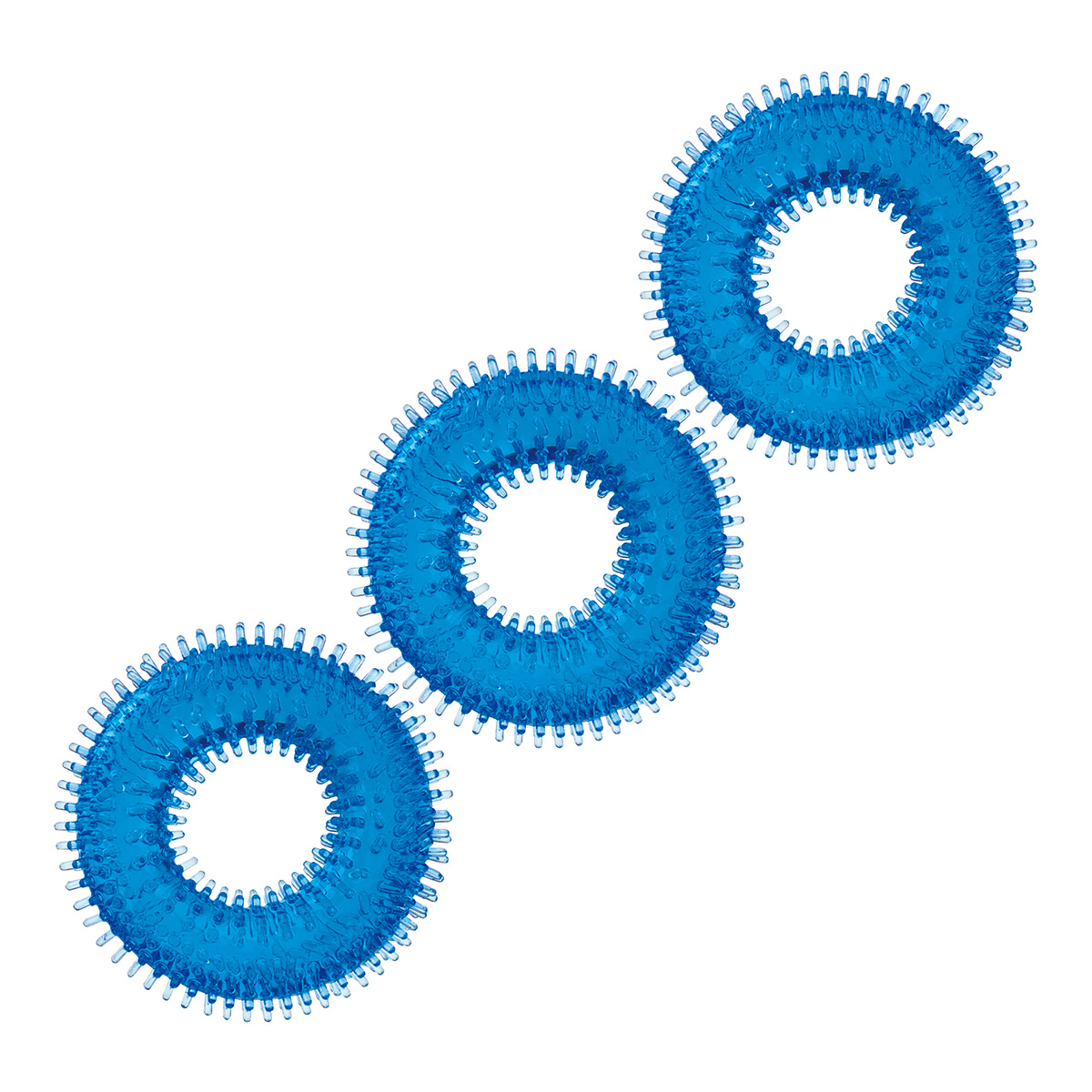 BlueLine Комплект из трех колец для эрекции 3-Pack Ultra-Stim Stretch Cock Rings