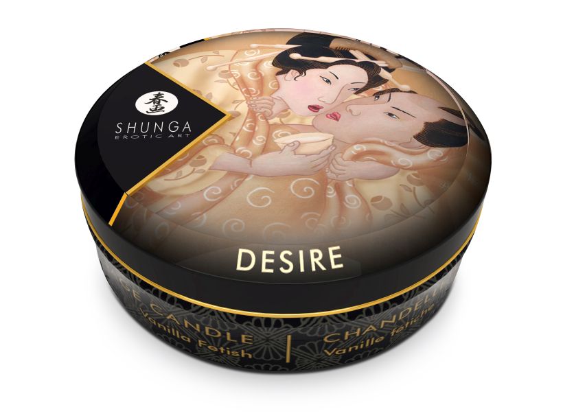 Массажное аромамасло в виде свечи, Vanilla Fetish, Ванильный фетиш, 30 мл
