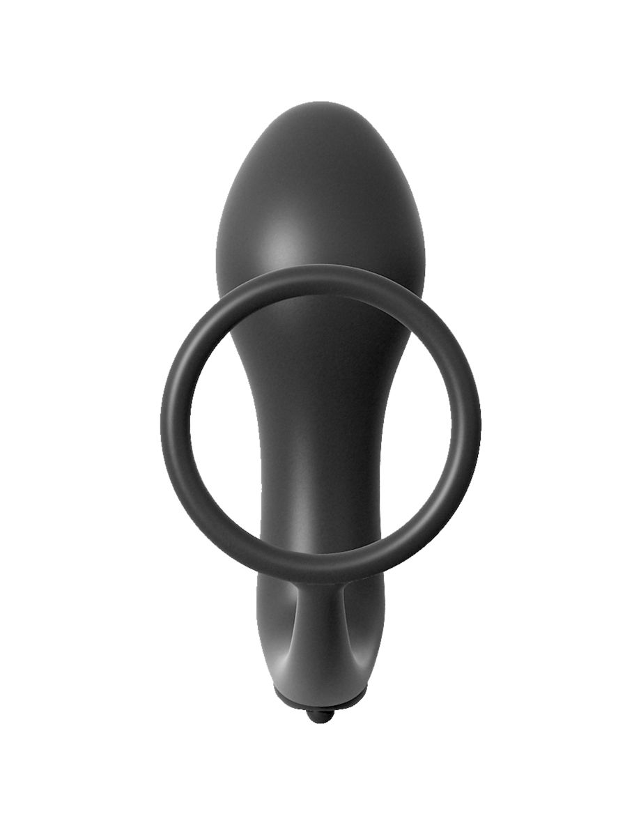 Ass-Gasm Cockring Vibrating Plug Анальная пробка с вибрацией с эрекционным кольцом