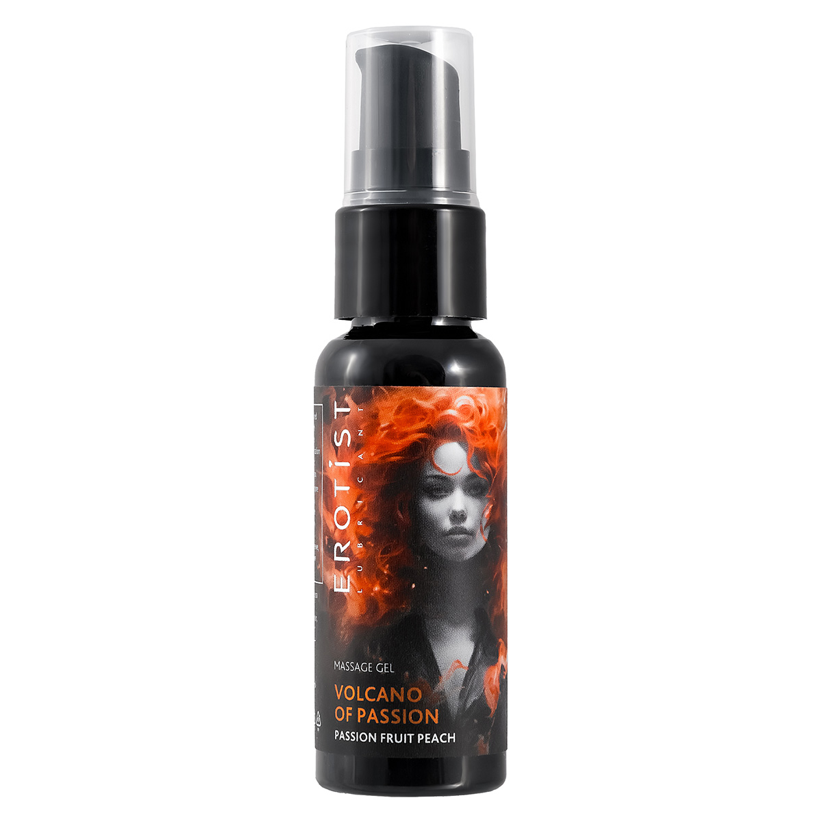 Erotist Гель Erotist с эффектом вибрации вкус персик-маракуйя VOLCANO OF PASSION PASSION FRUIT PEACH 25 мл