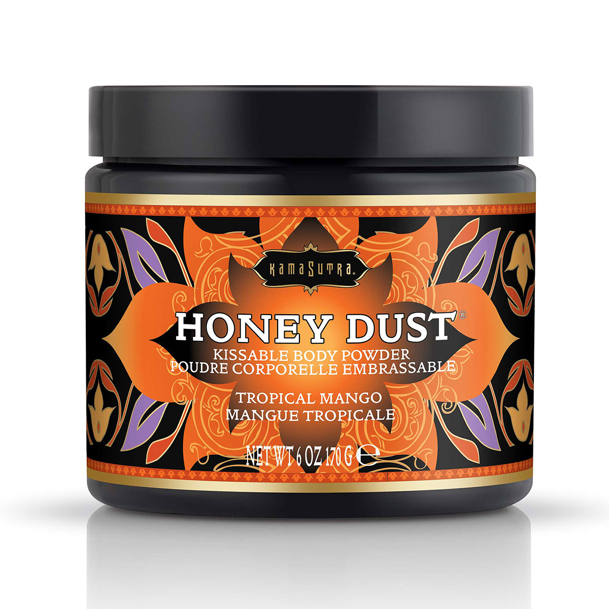 KamaSutra Срок до 31.08.2026 Ароматная пудра для тела Honey Dust Body Powder tropical mango 170 г
