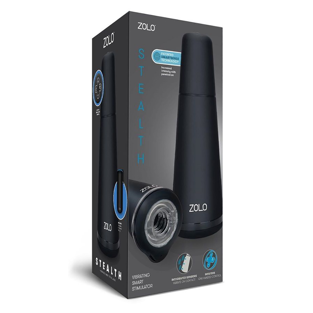 Zolo Вибрирующий смарт-мастурбатор ZOLO STEALTH