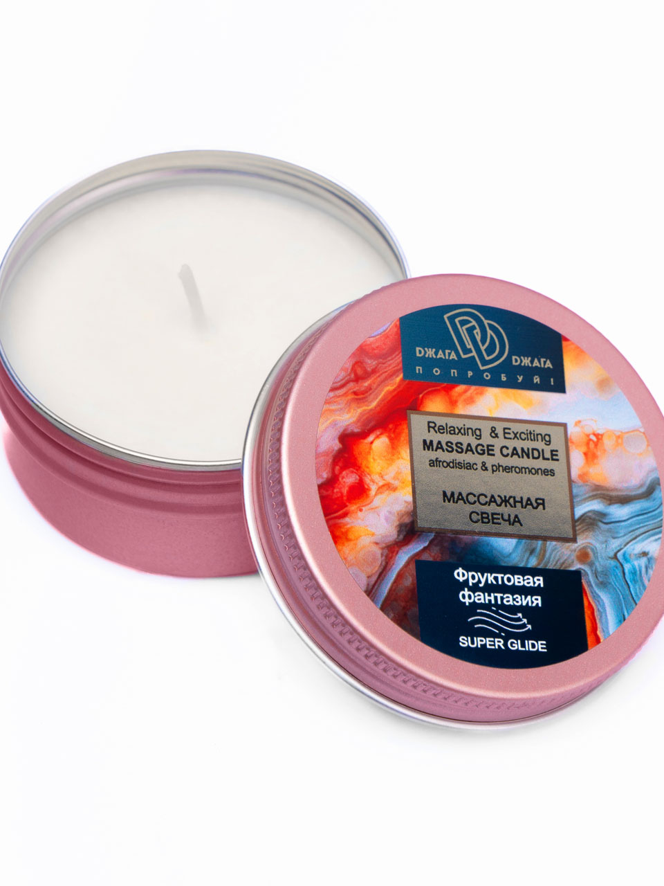 Массажная свеча Relaxing & Exciting Massage Candle Фруктовая фантазия
