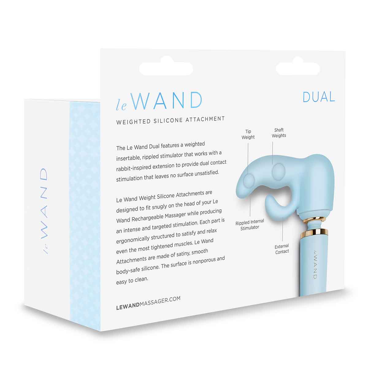 le WAND Насадка для оригинального люкс-ванда le WAND DUAL WEIGHTED из силикона