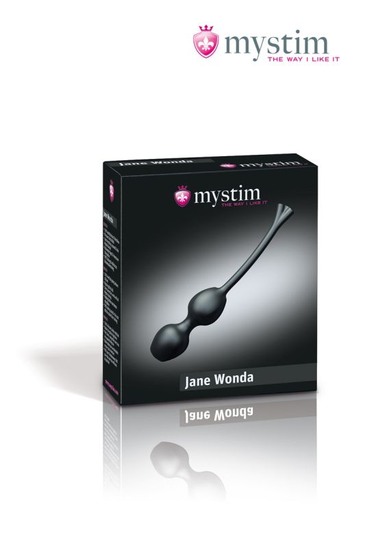 Mystim E-stim Geisha Balls, Duo Jane Wonda Вагинальные шарики на сцепке с миостимуляцией