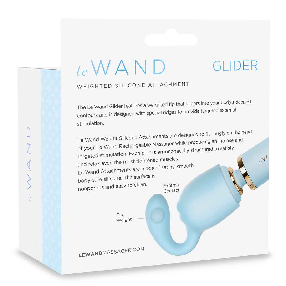 le WAND Насадка для оригинального люкс-ванда le WAND GLIDER WEIGHTED из силикона