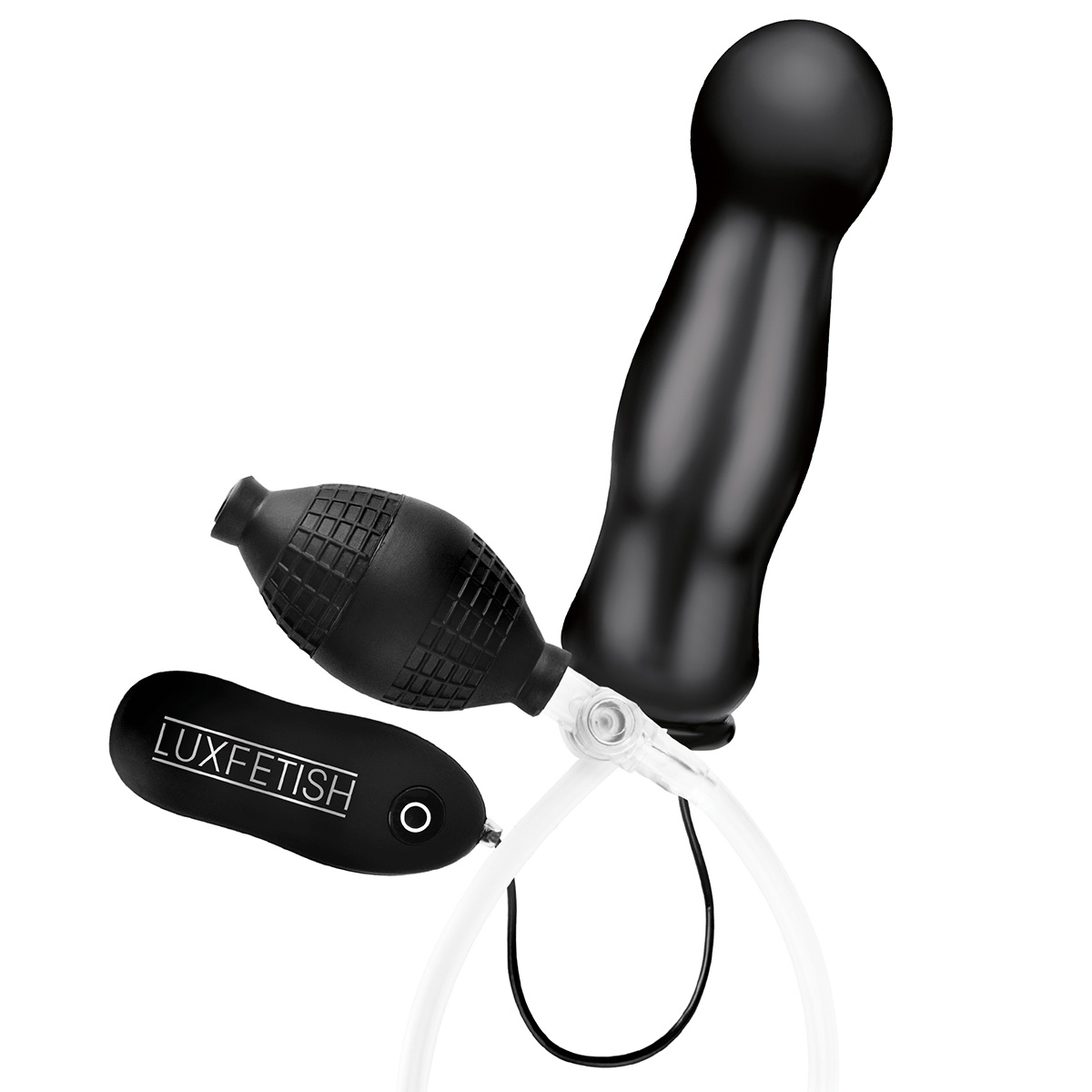 Lux Fetish Надувная анальная пробка с вибрацией